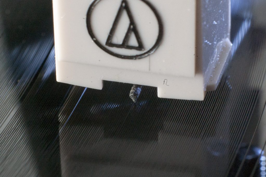 Platine vinyle après réglage de la cellule