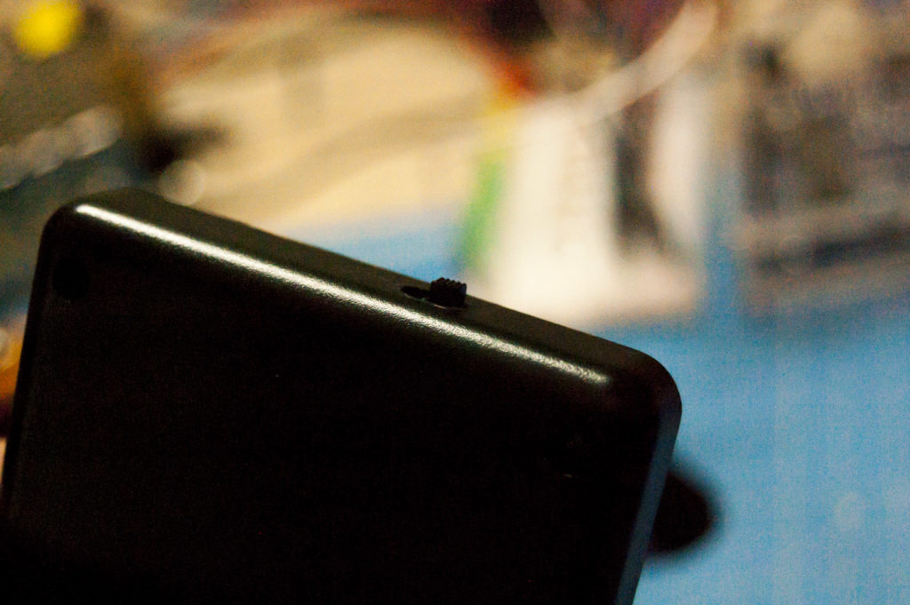 Intégration de l'interrupteur dans le boîtier