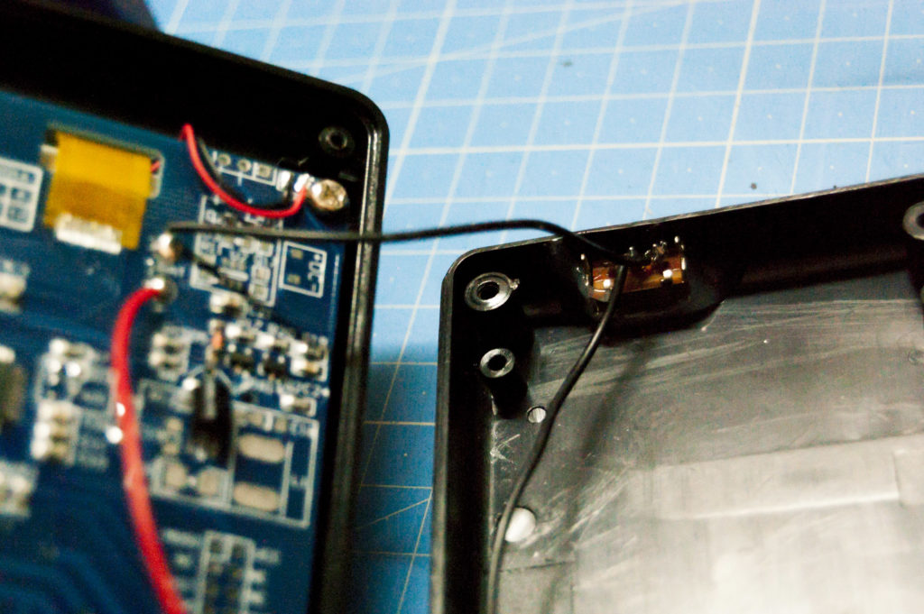 Résultat de la modification - interrupteur intégré