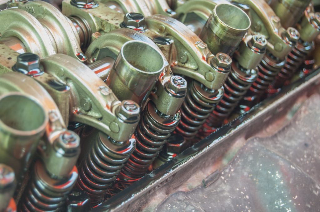 Culasse accessible après dépose du cache