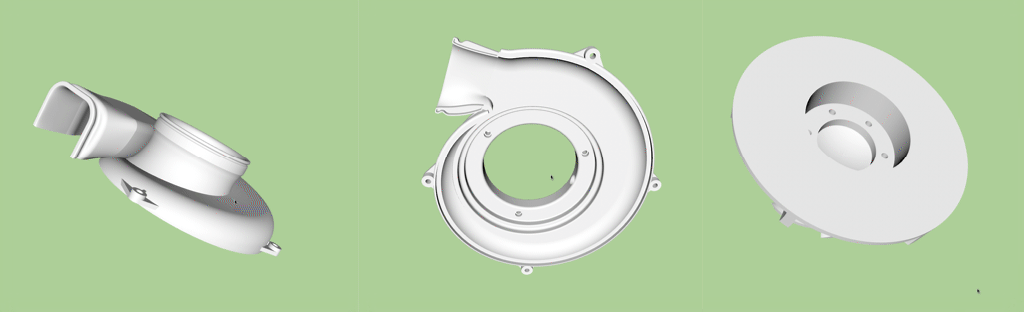 Pièces imprimées en 3D