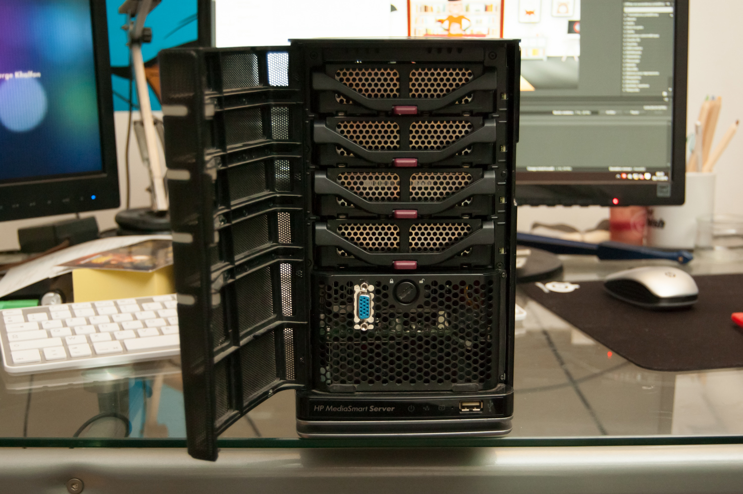 HP MediaSmart EX490 transformé en NAS Synology - vue finale