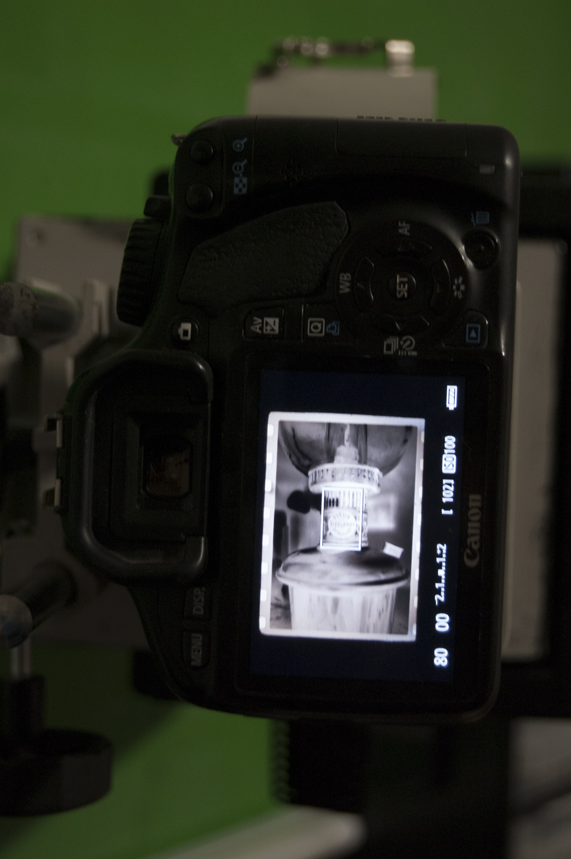 Vue finale du système de numérisation complet