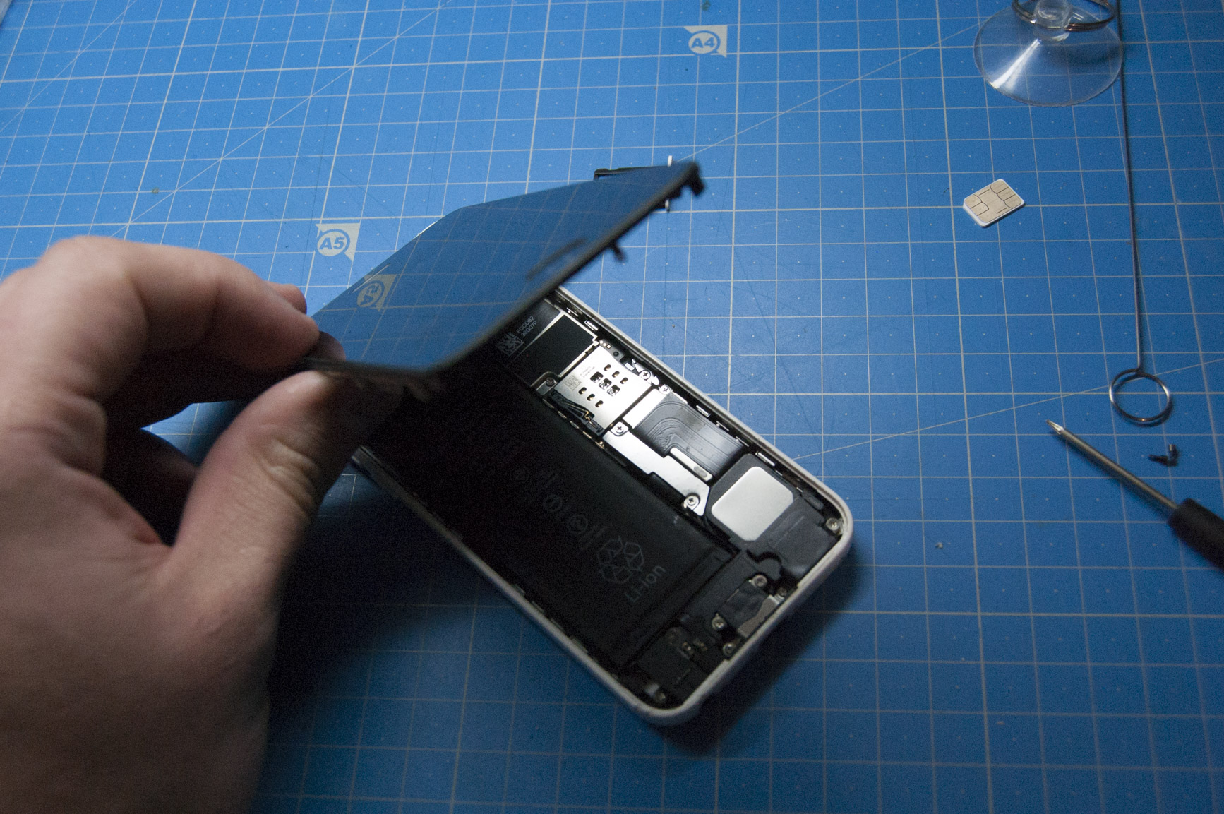 Démontage iPhone 5c - étape 3
