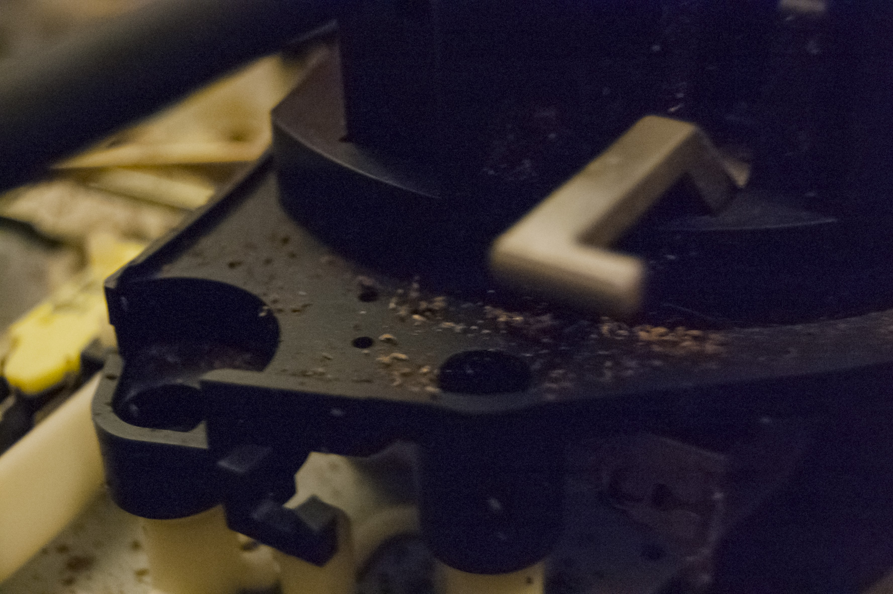 Intérieur de la platine - présence de cafards