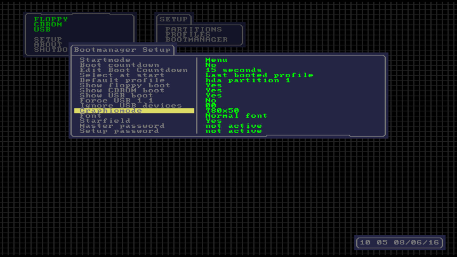 Plop Boot Manager Interface