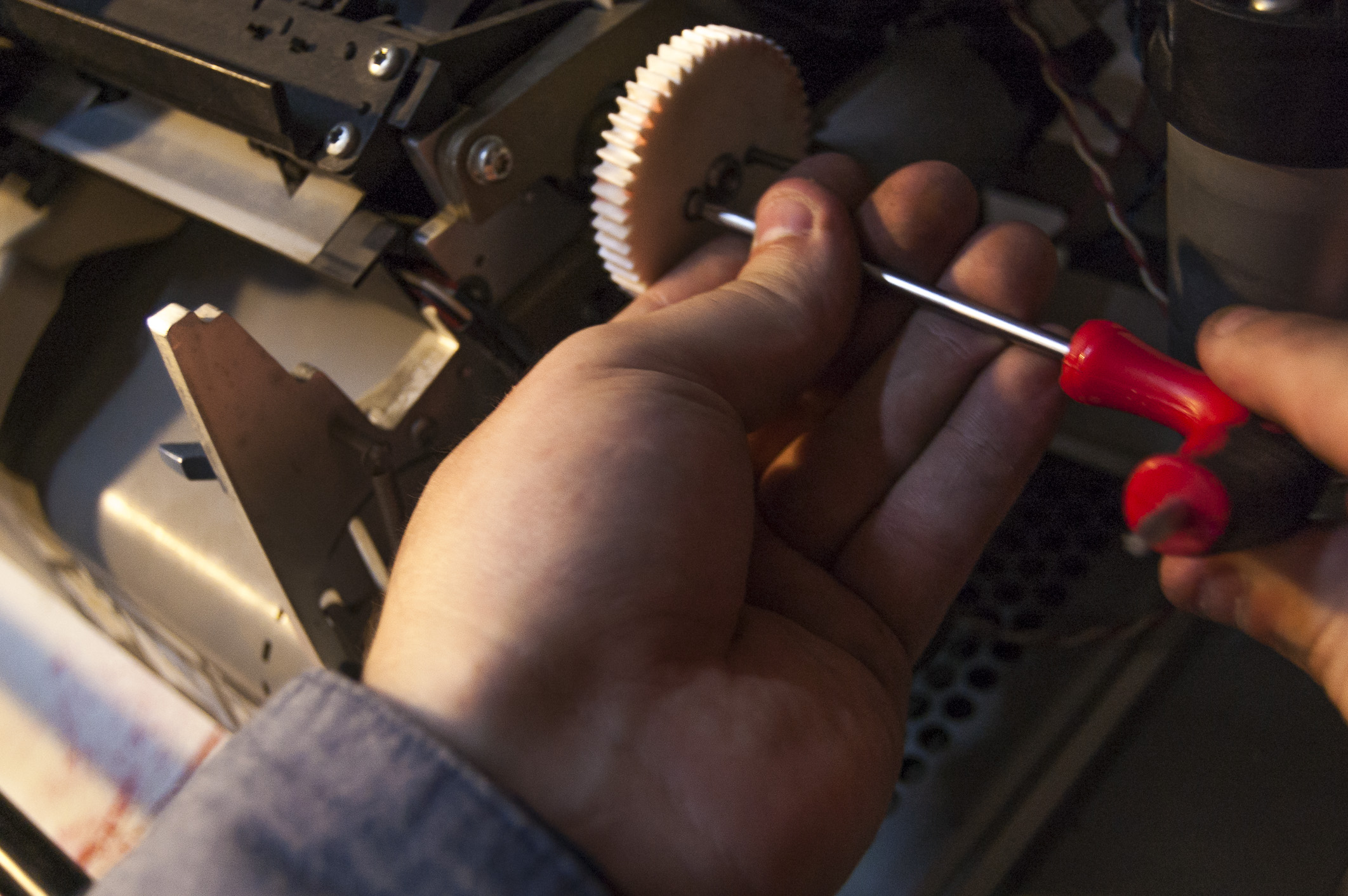 Rails propres et lubrifiés