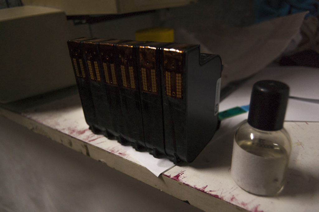 Premier test d'impression