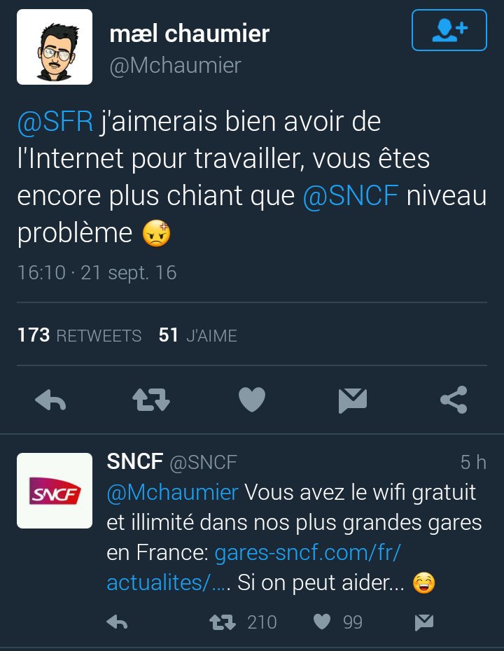 Troll entre SFR et SNCF - Partie 1