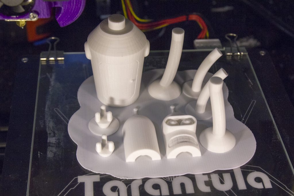 Progression de l'impression couche par couche