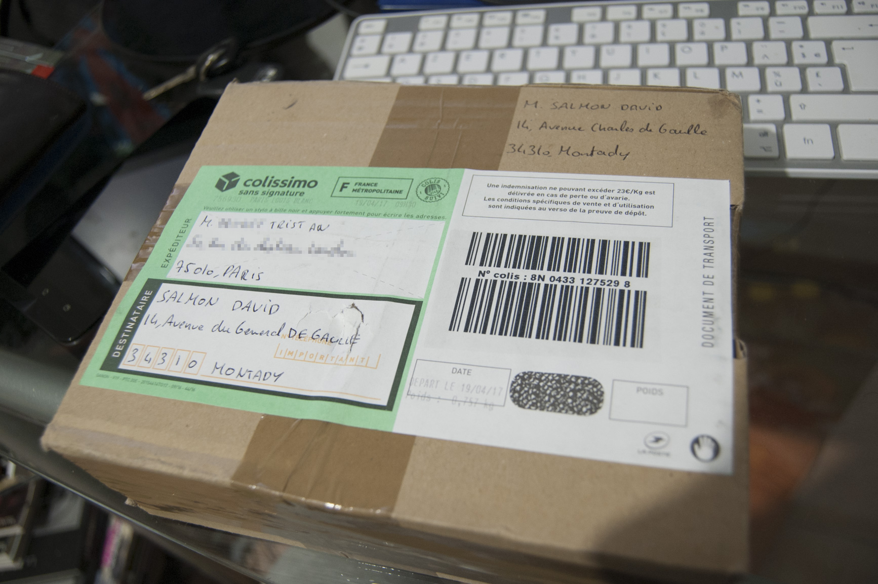 Le Canon Canonet QL19 à son arrivée