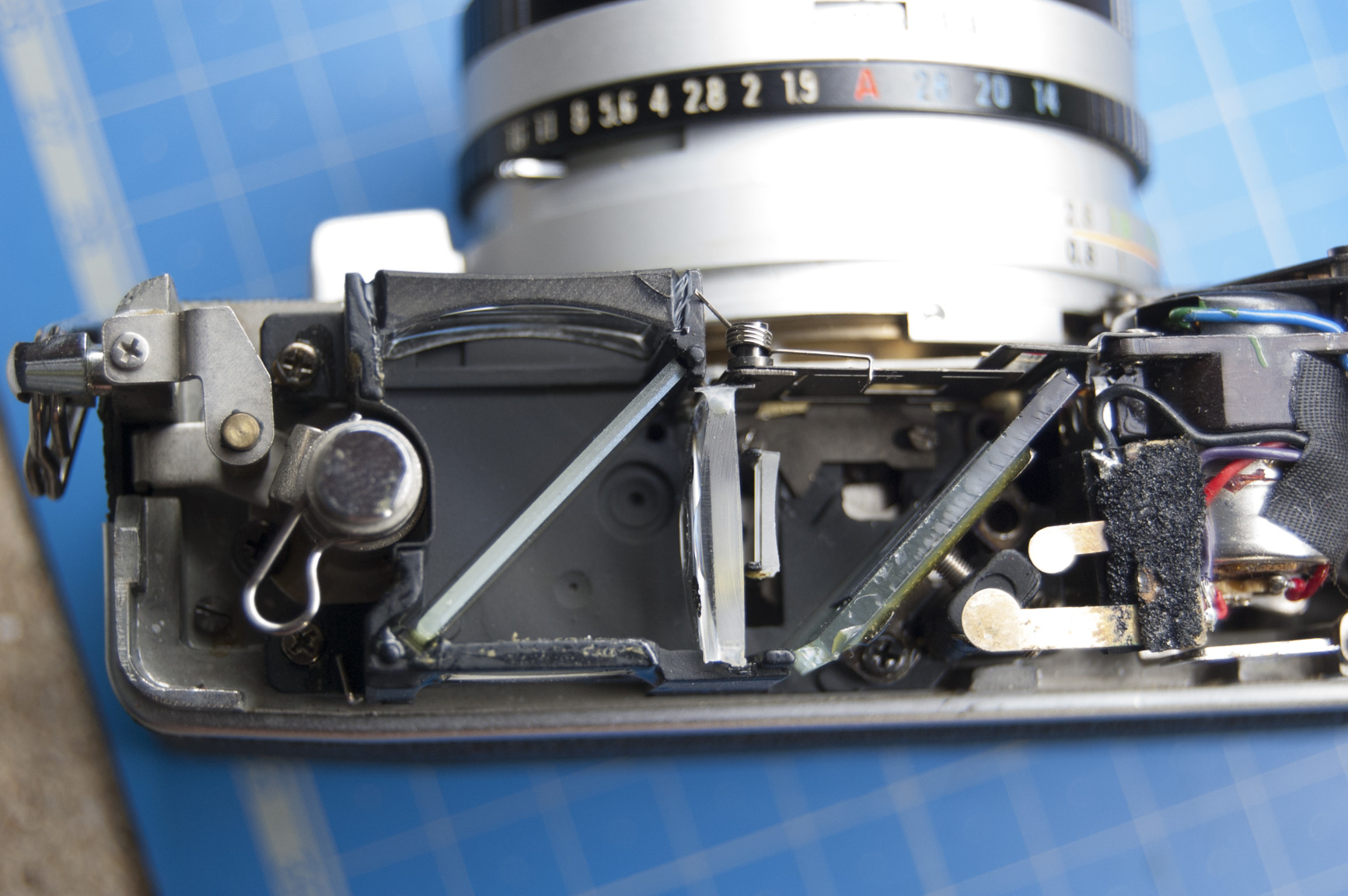 Localisation du miroir