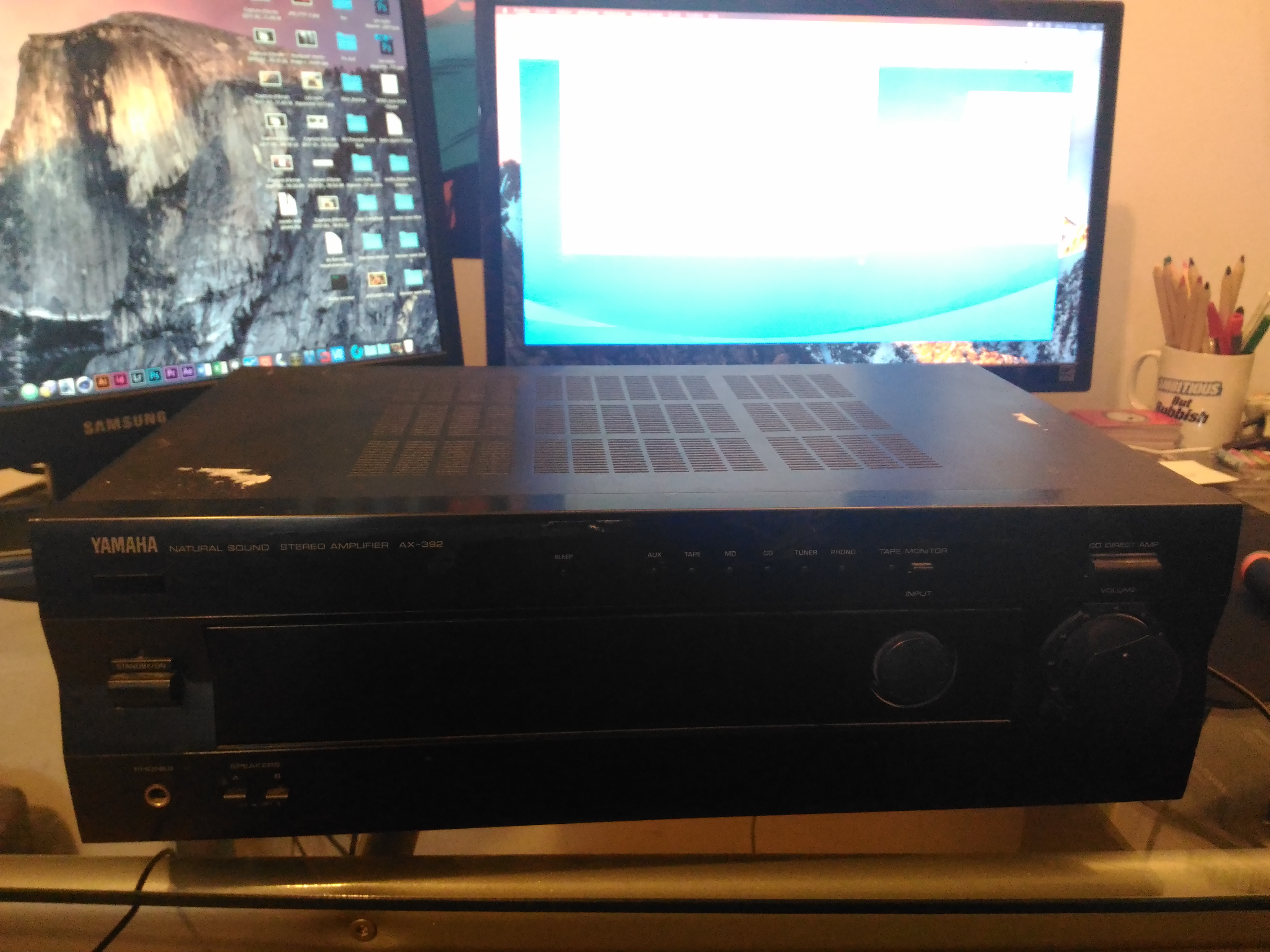 Ampli Yamaha AX-392 trempé